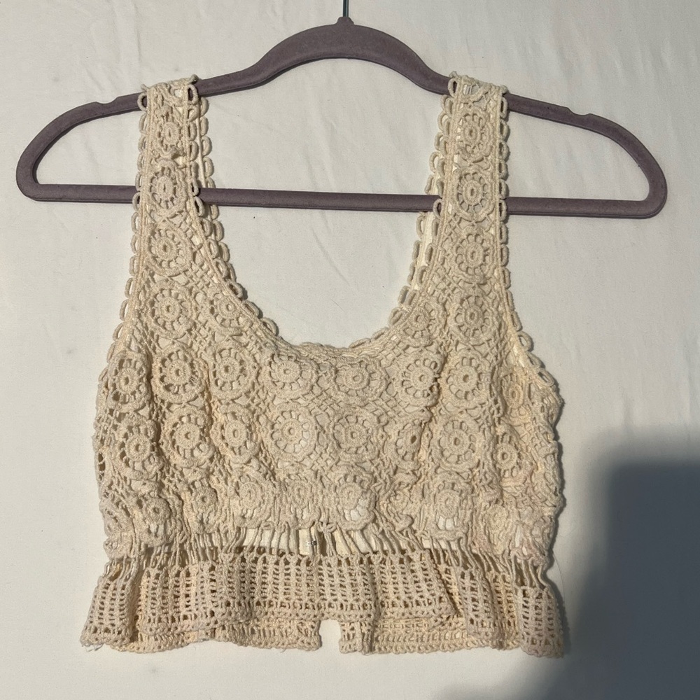 Crochet Cropped Tank